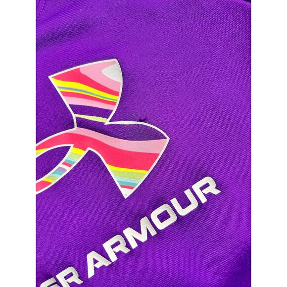 Under Armour Girls Tee & Swirl Athletic Shorts 2-Piece Active Set Multicolor 4/5 - Picture 4 of 11